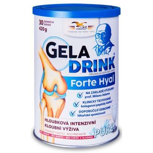 Geladrink FORTE HYAL PURE práškový nápoj - Геладринк FORTE HYAL PURE порошковый напиток 420г